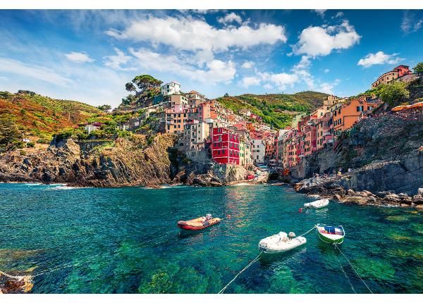 Fliis fototapeet Beautiful Liguria City