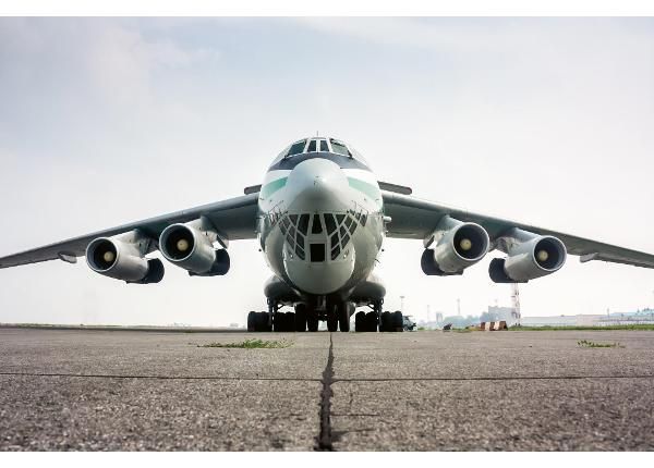Fliis fototapeet Big Cargo Airplane