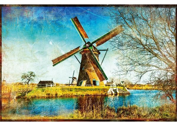 Fliis fototapeet Windmills Of Holland