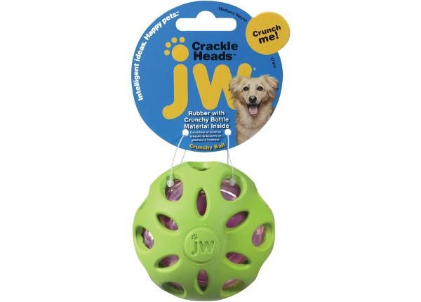Koera mänguasi pall krõbisev jw crackle m