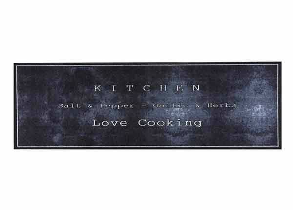 Köögivaip Cook & Wash Love Cooking Black