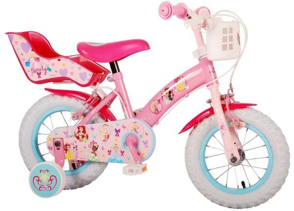 Laste jalgratas 12 tolli Disney Princess 2 käsipidurit