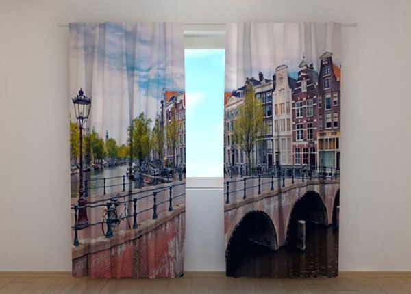 Pimendav kardin Bridge in Amsterdam 240x220 cm