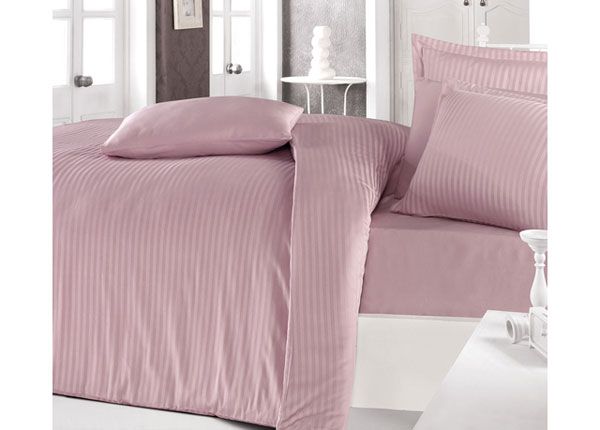 Satiinist voodipesukomplekt Pembe 200x220 cm