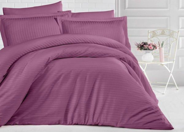 Satiinist voodipesukomplekt Uni Dast Rose 200x220 cm