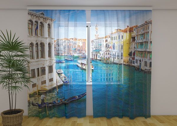 Šifoon-fotokardin Venice 1, 240x220 cm