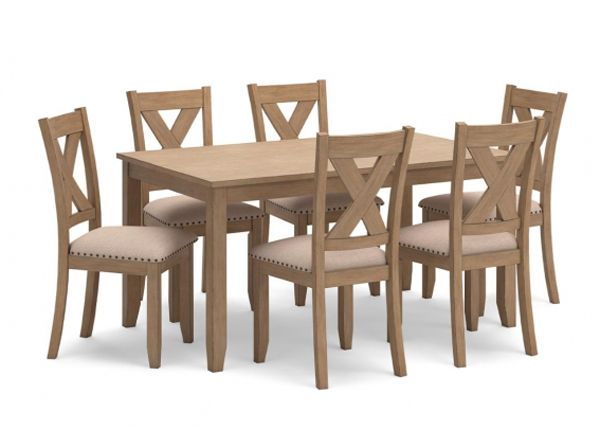 Söögilaud 152x91 cm + 6 tooli