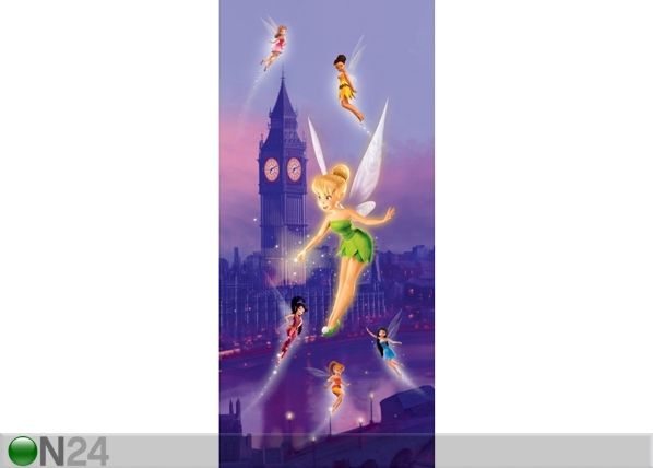 Fliis-fototapeet Disney fairies in London 90x202 cm