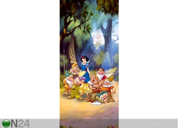Fliis-fototapeet Disney Snow White in the forest 90x202 cm