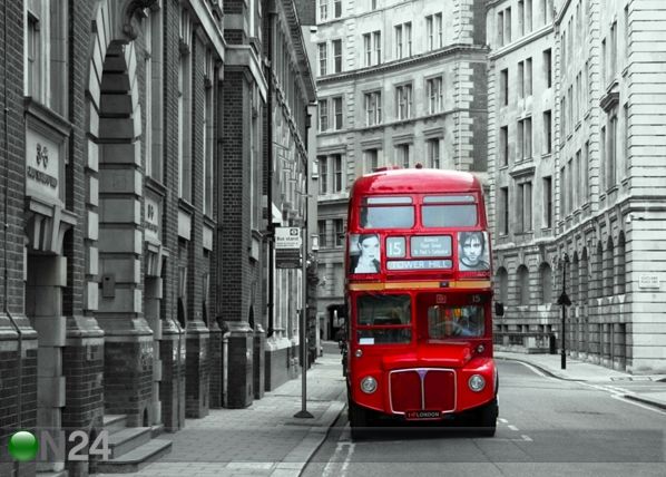 Fliis-fototapeet London bus 360x270 cm