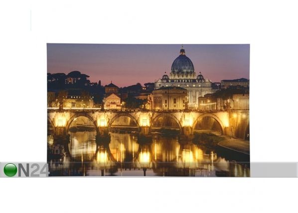 LED pilt St. Peter's Basilica 60x40 cm
