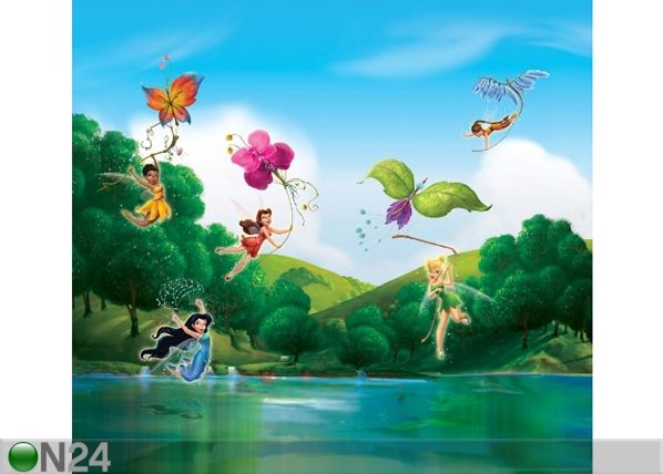 Poolpimedav fotokardin Disney Fairies with rainbow 280x245 cm