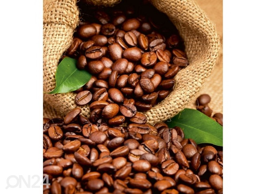 Fliis fototapeet Coffee beans 150x250 cm suurendatud