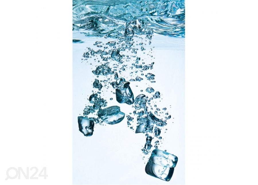 Fliis fototapeet Ice cubes 150x250 cm suurendatud
