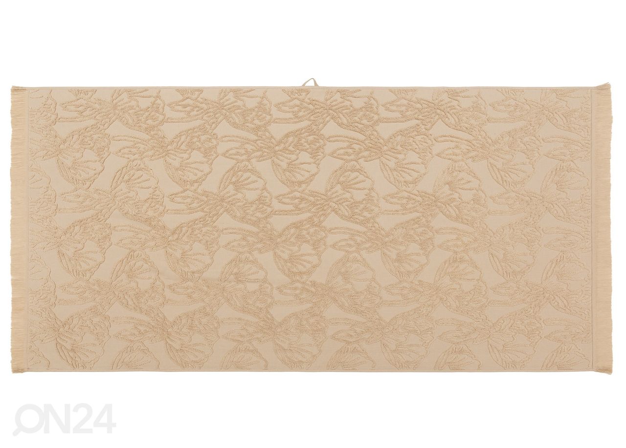 Froteerätik Blossom, beež 48x90 cm suurendatud