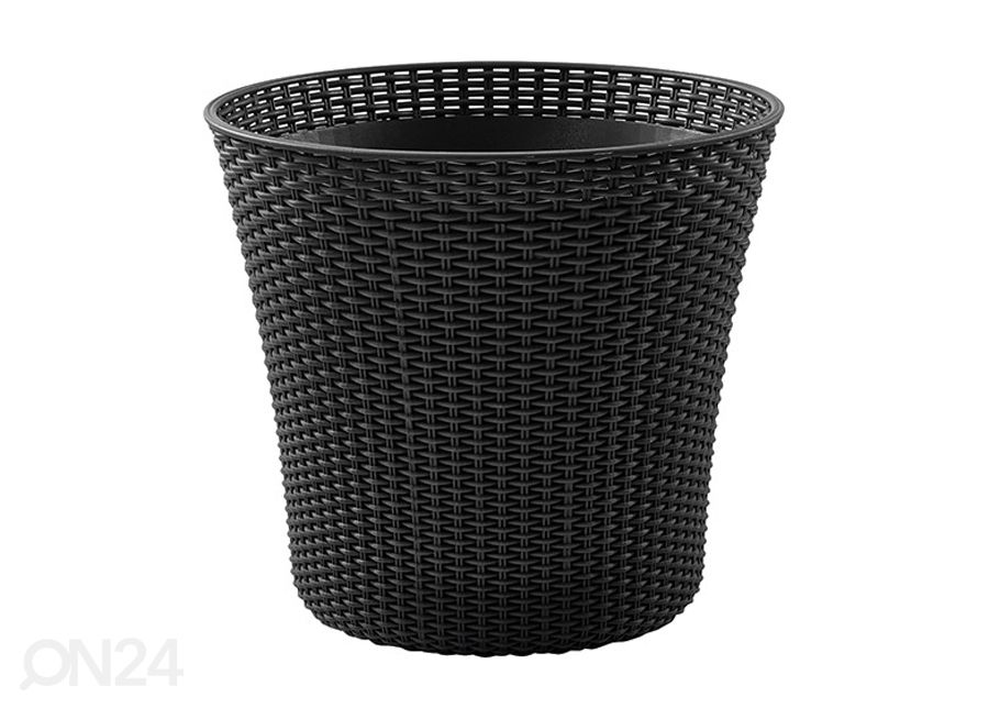 Istutuspott Keter Conic Planter 56L, anthracite suurendatud