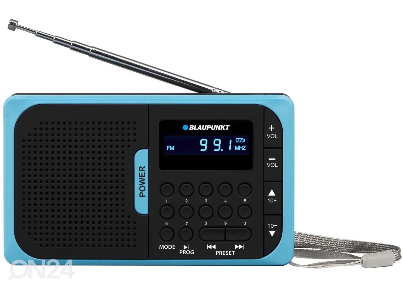 Kaasaskantav FM raadio Blaupunkt suurendatud
