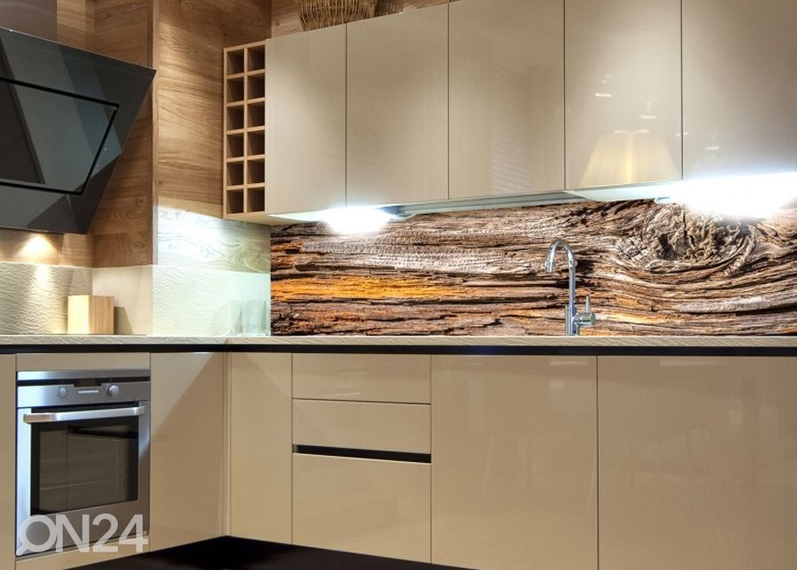 Köögi tagasein Tree bark 180x60 cm suurendatud