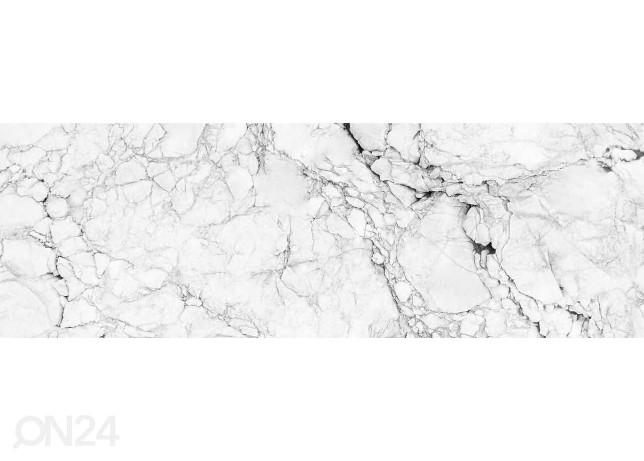 Köögi tagasein White marble stone texture 180x60 cm suurendatud