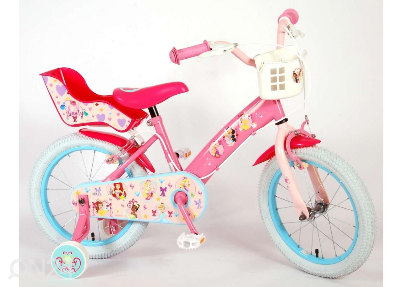 Laste jalgratas 16 tolli Disney Princess suurendatud