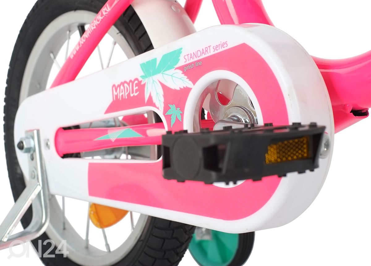 Laste jalgratas Novatrack MAPLE 14", roosa suurendatud
