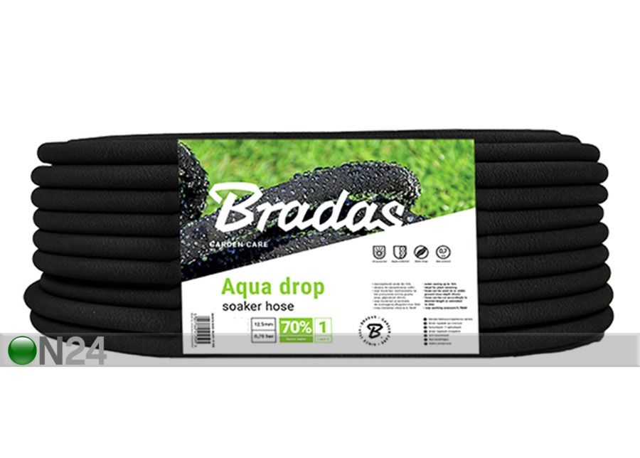 Poorne kastmisvoolik Bradas Aqua-Drop 1/2" suurendatud