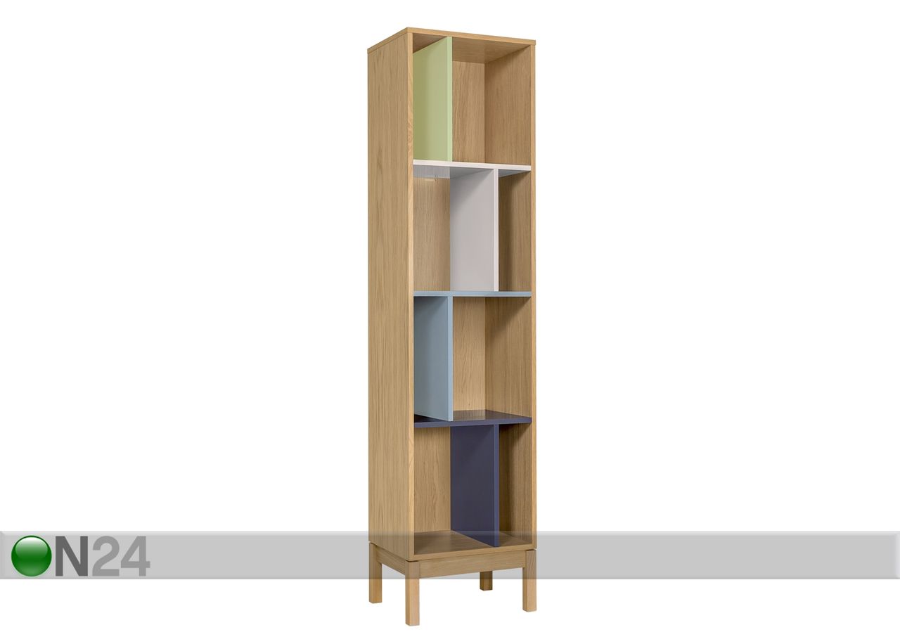 Riiul Abbey Wood Offset Bookcase suurendatud