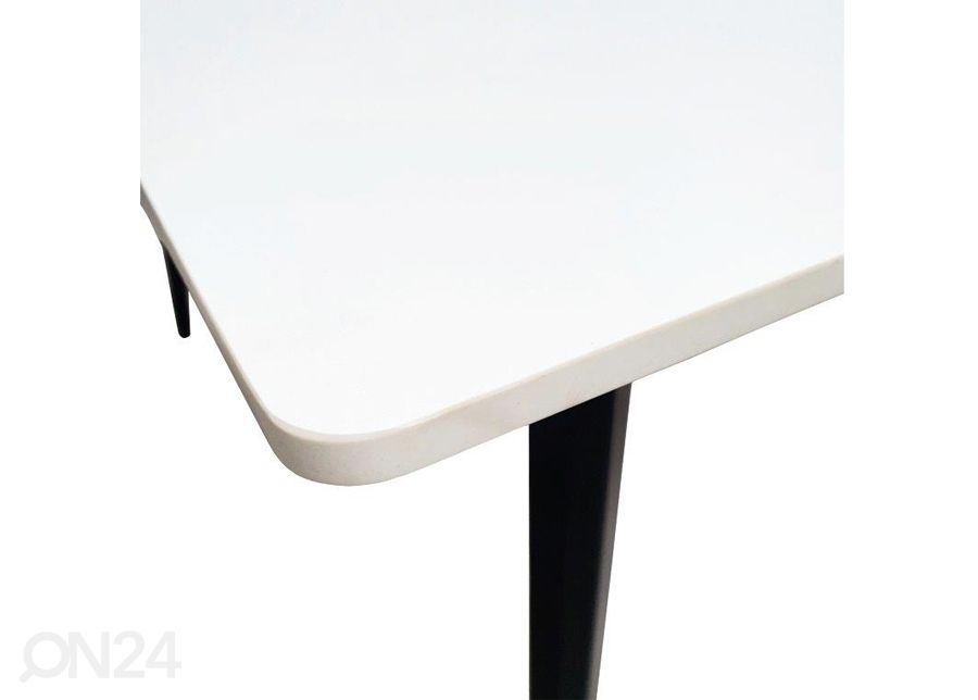 Söögilaud Stone 140x80 cm + 4 tooli Marcus suurendatud