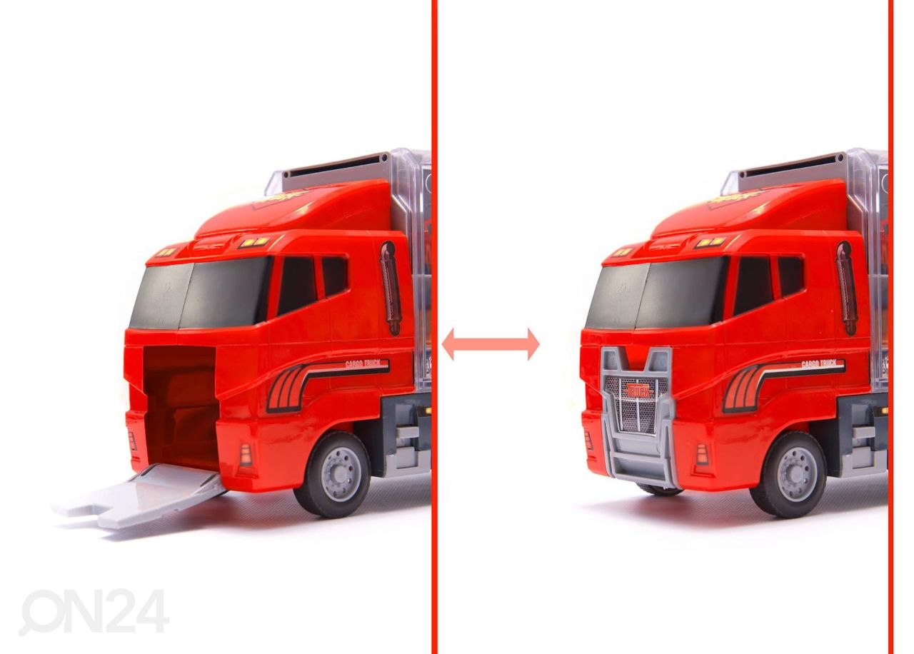 Transporter veoauto + 6 metallist mudelautot suurendatud