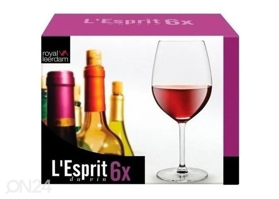 Veiniklaas Royal Leerdam L'Esprit 41 cl, 6 tk suurendatud