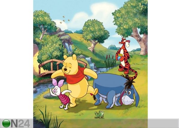Fliis-fototapeet Disney Winnie the Pooh 180x202 cm