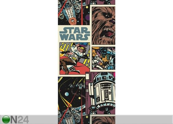 Fliis-fototapeet Star Wars comics 90x202 cm
