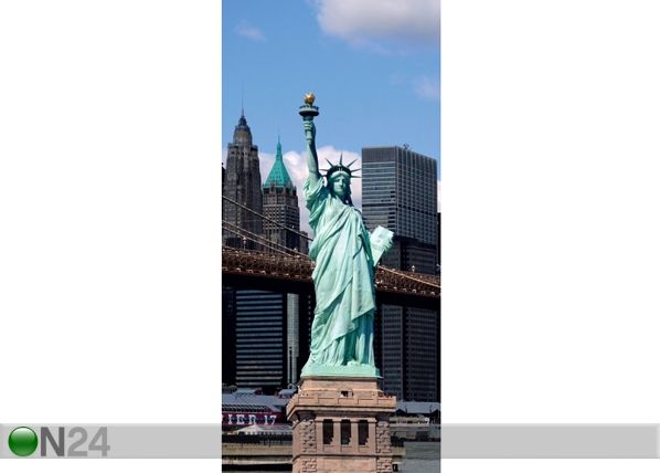 Fliis-fototapeet Statue of Liberty 90x202 cm
