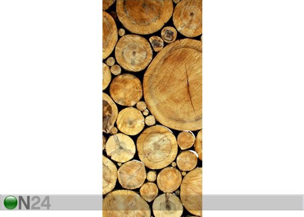 Fliis-fototapeet Wood 90x202 cm