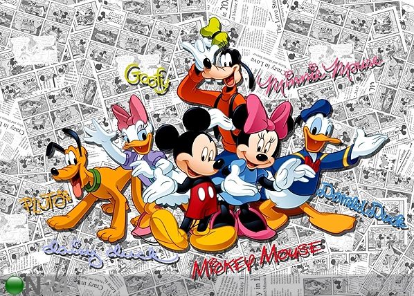 Fototapeet Disney Mickey comic books 360x254 cm