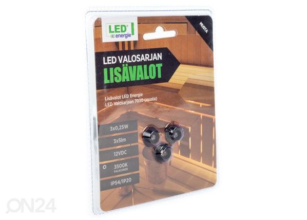 LED Saunavalgusti lisalambid 3 tk