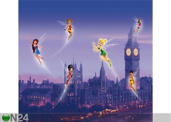 Poolpimendav fotokardin Disney fairies in London 180x160 cm
