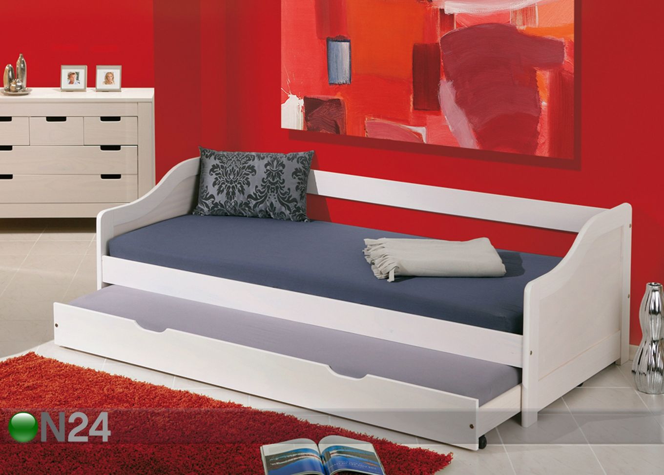2-kohaline voodikomplekt Leonie 90x190 cm suurendatud