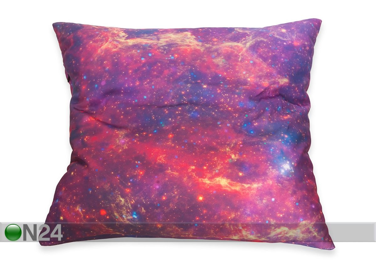 Dekoratiivpadi Purple Nebula 38x38 cm suurendatud