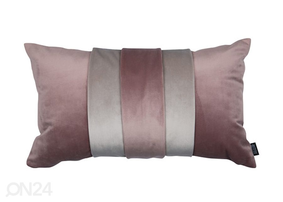 Dekoratiivpadi Velvet Trio Mini roosa 30x50 cm suurendatud