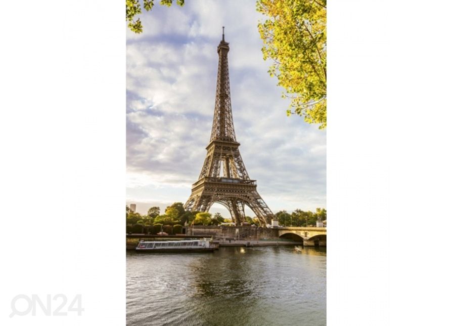 Fliis fototapeet Seine in paris 150x250 cm suurendatud