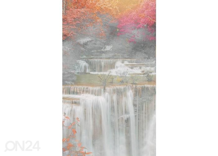 Fliis fototapeet Waterfall Abstract II 150x250 cm suurendatud