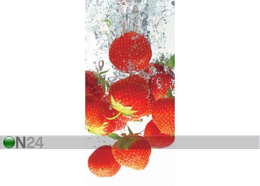 Fototapeet Strawberry Bath 100x210cm suurendatud
