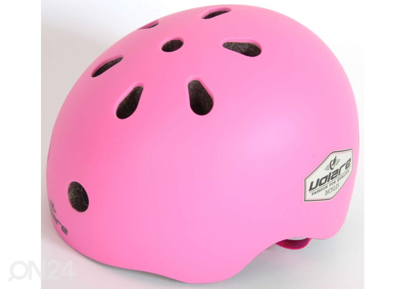 Jalgratta kiiver lastele roosa 45-51 cm suurendatud