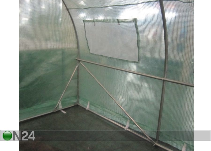 Kilekasvuhoone Pro 2,5x5 m, 12,5 m² suurendatud