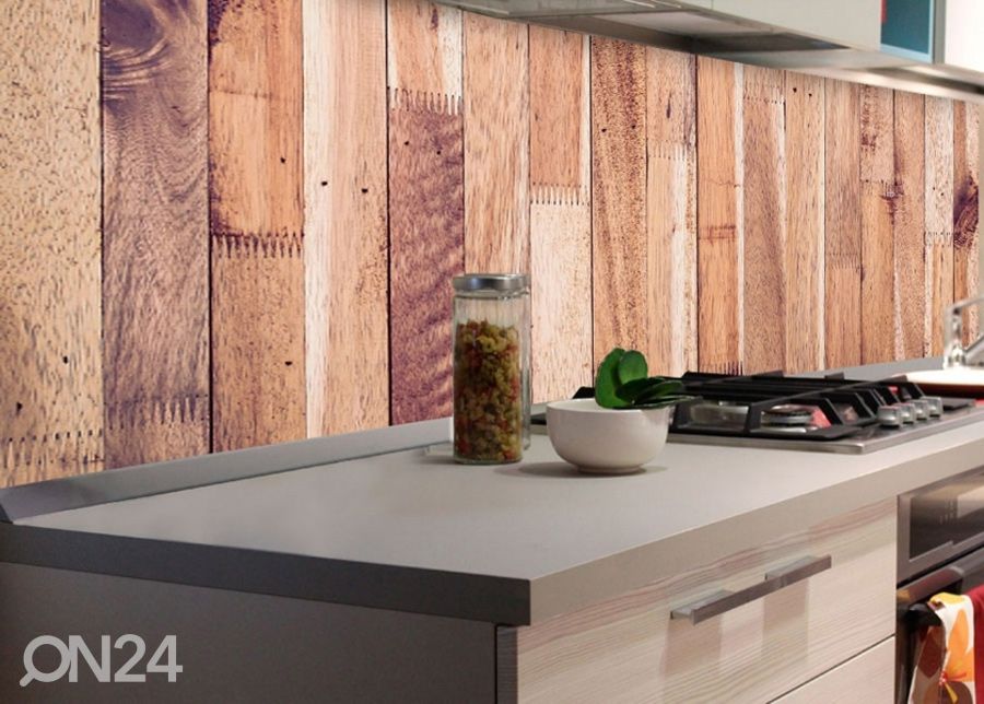 Köögi tagasein Timber wall 180x60 cm suurendatud