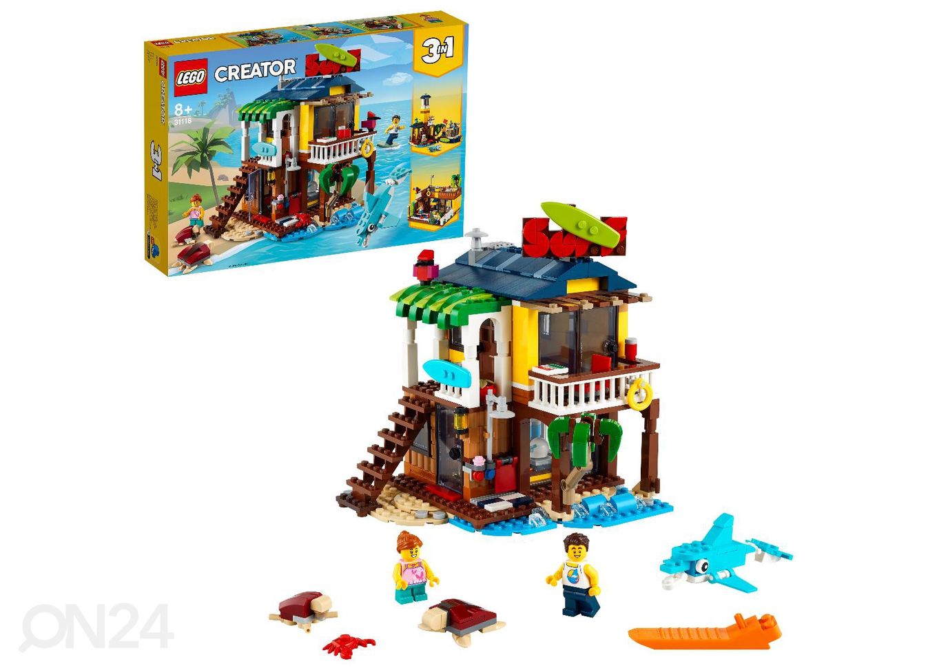 LEGO Creator Surfari rannamaja suurendatud
