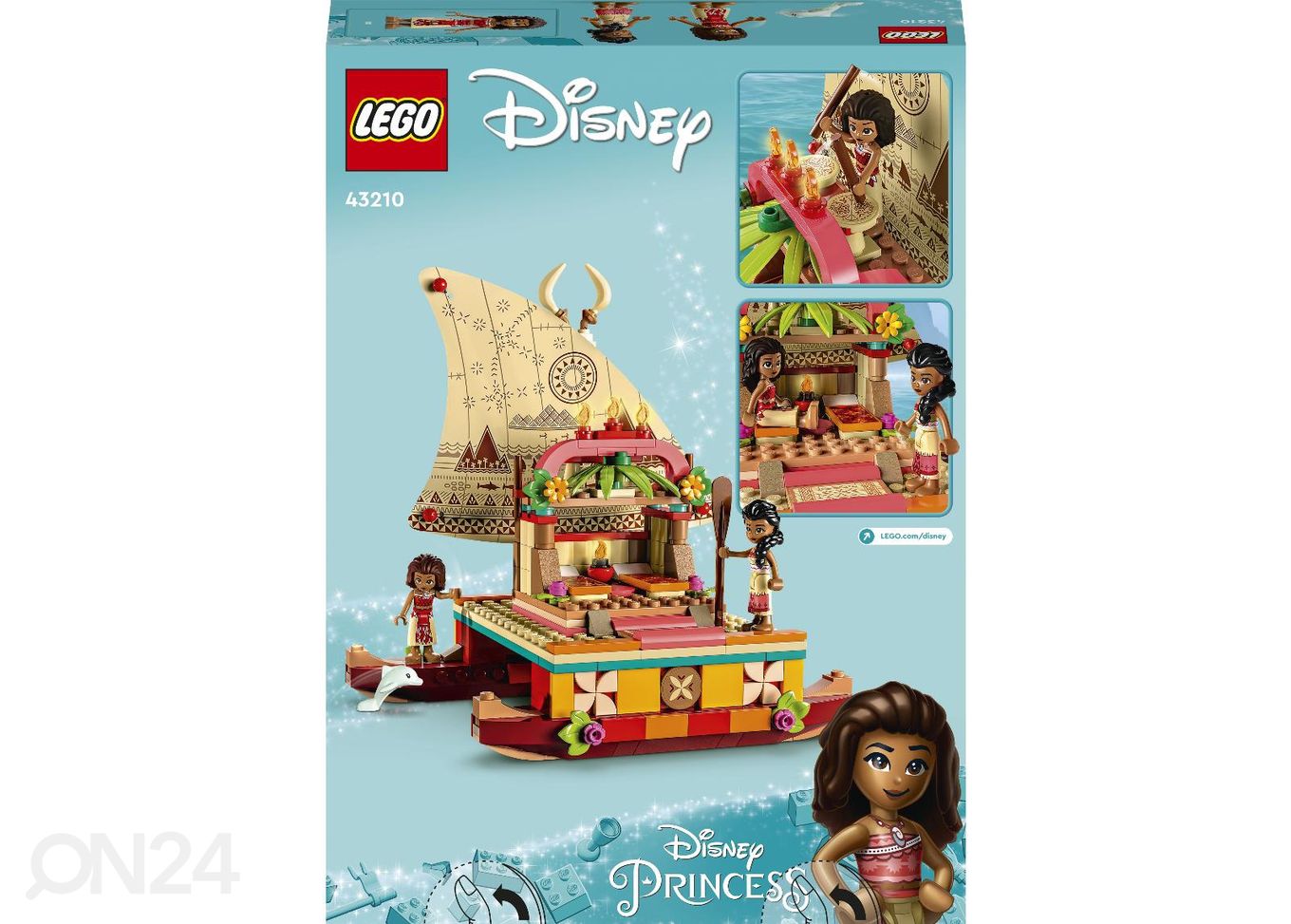 LEGO Disney Vaiana rännupaat suurendatud