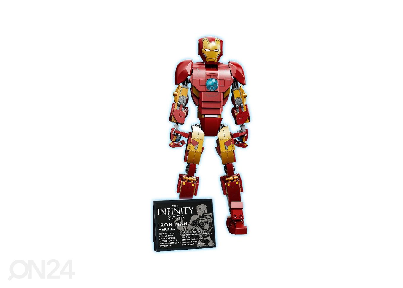 LEGO Marvel Iron Mani figuur suurendatud