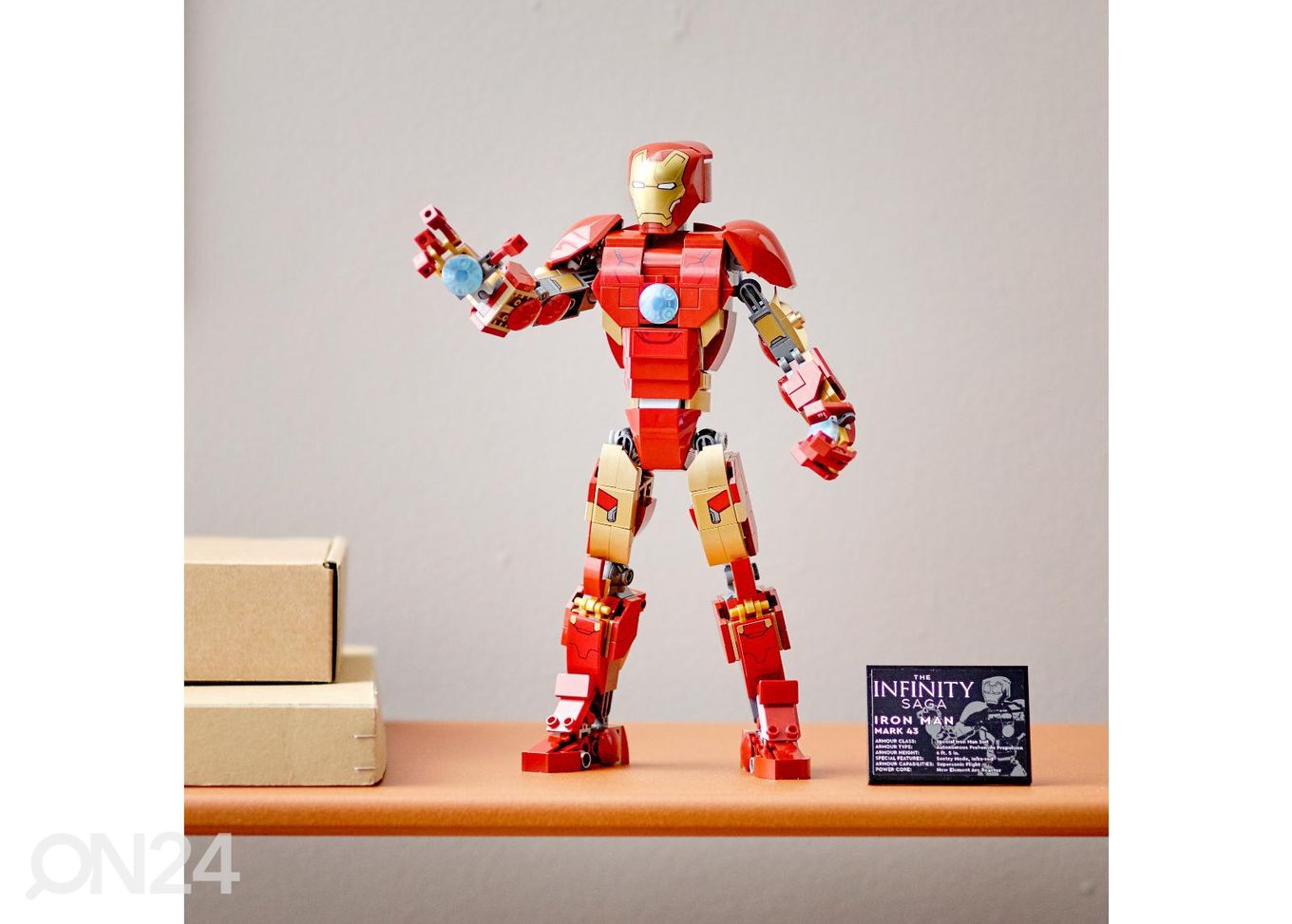LEGO Marvel Iron Mani figuur suurendatud